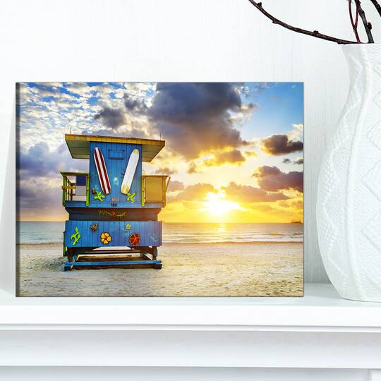 Designart - Miami South Beach Sunrise